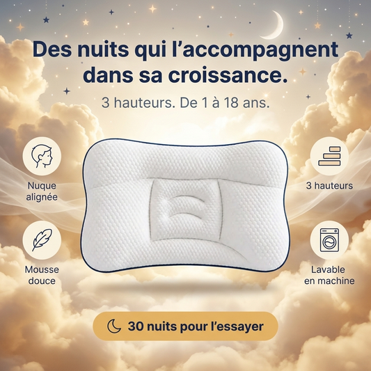 Oreiller ergonomique enfant Nuitova