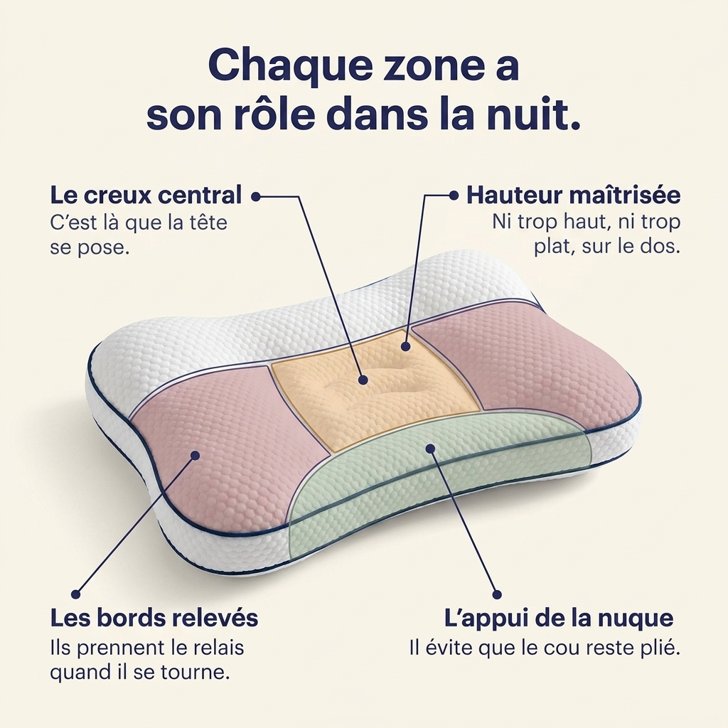 Oreiller ergonomique enfant — la bonne hauteur pour sa nuque